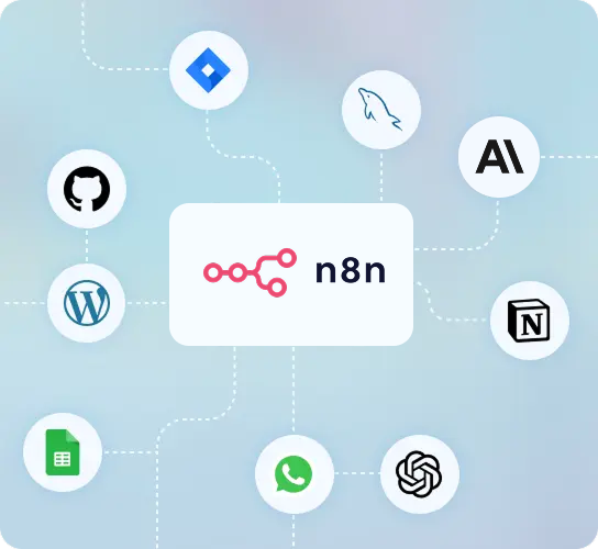 n8n self-hosted en CeleryHost conectando WordPress, Gmail, WhatsApp, Google Calendar, Sheets, OpenAI y Anthropic